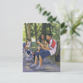 Family in the Park 1999 Briefkaart (Staand voorkant)
