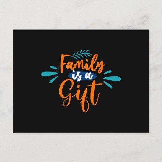 Family is a Gift Briefkaart (Voorkant)