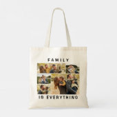 Family is Everything 5 Photo Family Tote Bag (Achterkant)