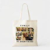 Family is Everything 5 Photo Family Tote Bag (Voorkant)