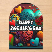 Family Keepsake Moederdag Acryl Uitnodigingen (Voorkant)