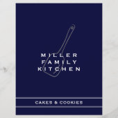 Family Kitchen Cake Cookie Divider | Zeemacht en w (Achterkant)