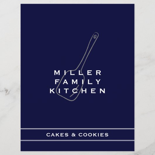 Family Kitchen Cake Cookie Divider | Zeemacht en w (Achterkant)