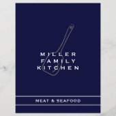 Family Kitchen Meat & Seafood Divider | marine (Voorkant)