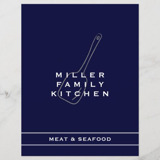Family Kitchen Meat & Seafood Divider | marine (Voorkant)