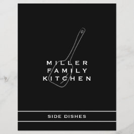 Family Kitchen Side Dish Divider | Zwart-wit
