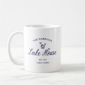 Family Lake House Coastal Custom Decor Koffiemok (Links)