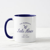 Family Lake House Coastal Custom Decor Mok (Links)