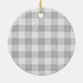 Family Lake House Oars Fish Rustic White Pset Keramisch Ornament (Achterkant)