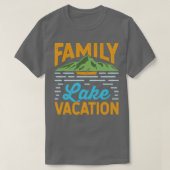 Family Lake Vacation T-shirt (Design voorkant)