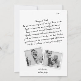 Family Letter Script Coronavirus Vakantie Kaart