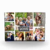 Family Love Custom Photo Collage Modern  Fotoblokken (Voorkant)