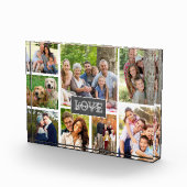 Family Love Custom Photo Collage Modern  Fotoblokken (Rechts)