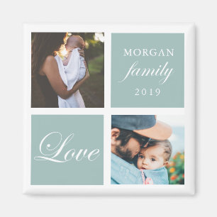 Family Love   Gepersonaliseerd fotomagneet Magneet