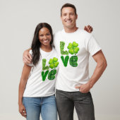 Family Love Guitar Shamrock T-shirt (Unisex)