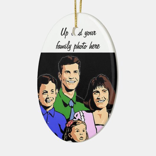 Family Love_ Keramisch Ornament (Links)