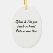 Family Love_ Keramisch Ornament (Achterkant)