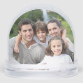 Family Love Photo Collage Sneeuwbol (Achterkant)
