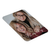 Family Love Script Foto Magneet (Rechterzijde)