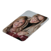 Family Love Script Foto Magneet (Linkerzijde)