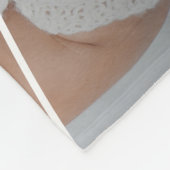 Family Love Script Persoonlijke foto Fleece Deken (Hoek)