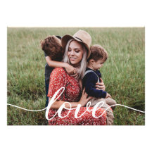 Family Love Script Persoonlijke foto