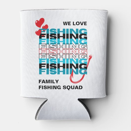 Family LOVE VIST Team Squad Blikjeskoeler (Voorkant)