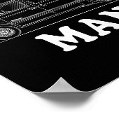 Family Man Minivan Humor For Proud Dad Life Fans C Poster (Hoek)