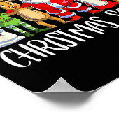 Family Matching Christmas Squad Santa Reindeer Elf Poster (Hoek)