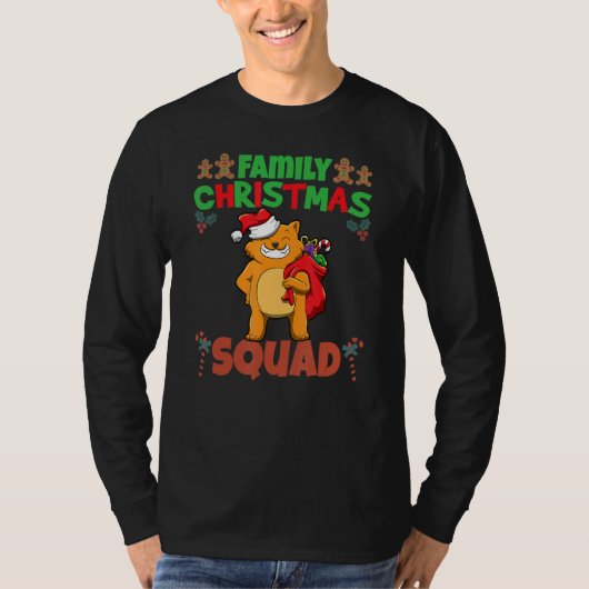 Family Matching Christmas Squad X-Mas Holidays_17 T-shirt (Voorkant)