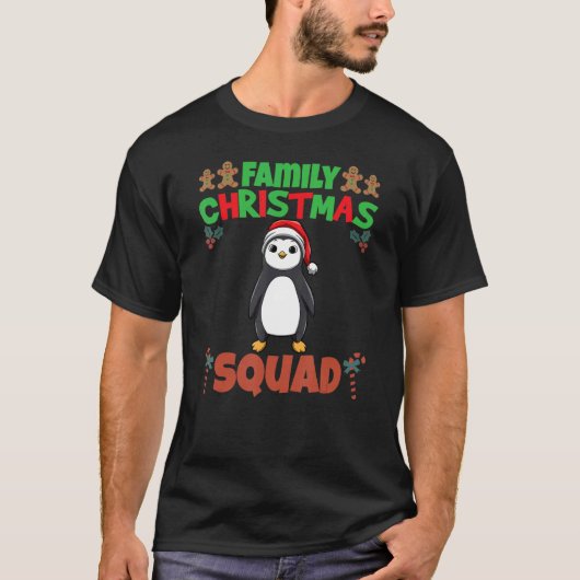 Family Matching Christmas Squad X-Mas Holidays_34 T-shirt (Voorkant)