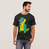 Family Matching Madri Gras Alligator Festival Carn T-shirt (Voorkant volledig)