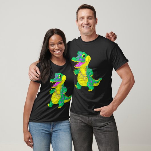 Family Matching Madri Gras Alligator Festival Carn T-shirt (Unisex)