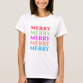 Family Matching Merry Christmas outfits T-shirt (Voorkant)