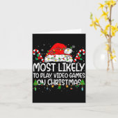 Family Matching Most Likely To Play Video Games On Kaart (Gele Bloem)