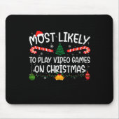 Family Matching Most Likely To Play Video Games On Muismat (Voorkant)