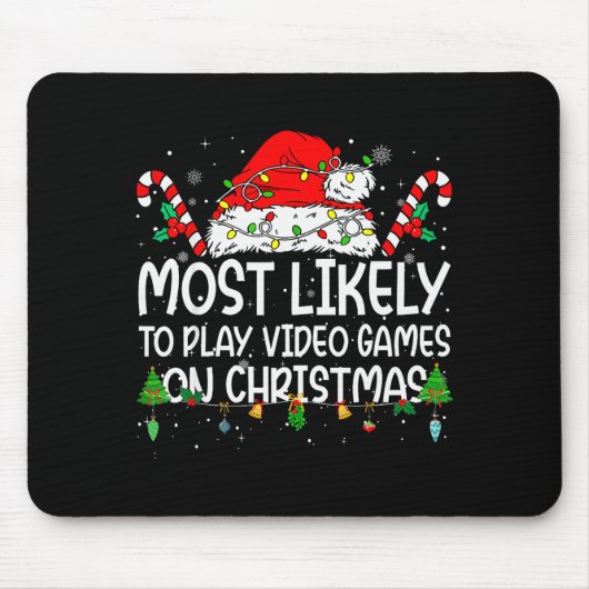 Family Matching Most Likely To Play Video Games On Muismat (Voorkant)