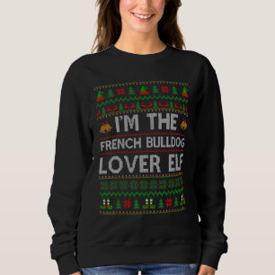 Family Matching Ugly French Bulldog Elf Kerstmis Trui