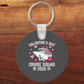 Family Matching Valentines Day Cruise 2026 Husband Sleutelhanger (Voorkant)