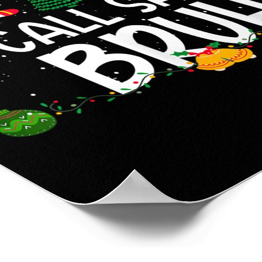 Family Matching Xmas Most Likely To Call Santa Bru Poster (Hoek)