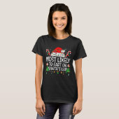 Family Matching Xmas Most Likely To Fart On Santa' T-shirt (Voorkant volledig)