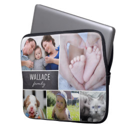 "Family Memories" Custom Photo Laptop Hoesje met C Sleeve