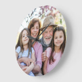 Family Memories Personalized Grandparent Photo Grote Klok (Hoek)