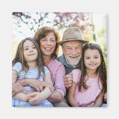 Family Memories Personalized Grandparent Photo Magneet (Voorkant)