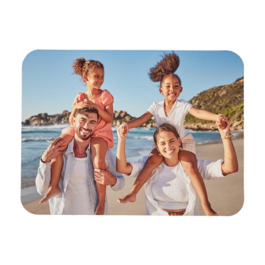Family Memories Personalized Photo Magneet (Horizontaal)