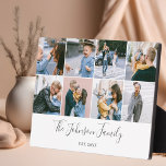 Family Memories Script Fotocollage Fotoplaat<br><div class="desc">Eenvoudige en elegante fotocollage.</div>