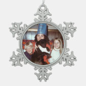 Family Memories Tin Sneeuwvlok Ornament (Voorkant)