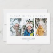 Family Minimalist 3 Photos Collage Keepsake (Voorkant)