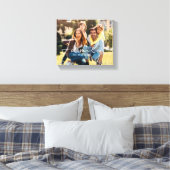 Family Modern typography overlay phot Canvas Print (Insitu (Slaapkamer))