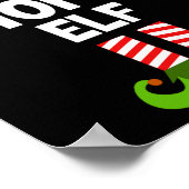 Family Momo Elf Christmas Matching Pajama Funny  Poster (Hoek)